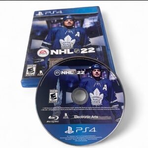 NHL 22 - PlayStation 4 (PS4) - EA Sports - Clean Case & Disc